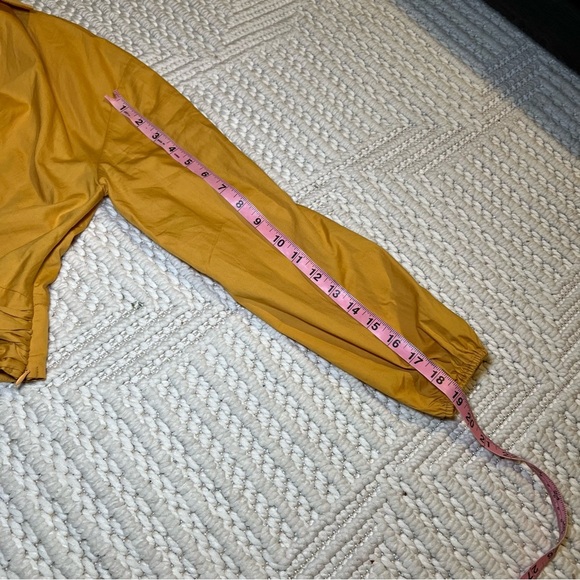 Anthropologie Sunday In Brooklyn Twist-Front V-Neck Blouse In Gold Medium - Picture 12 of 13